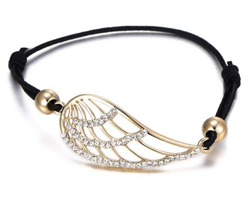 An Angel Wing cord bracelet