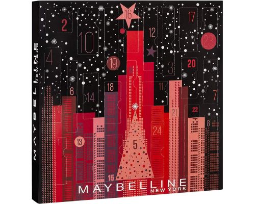 Рождественский календарь макияжа Maybelline New York