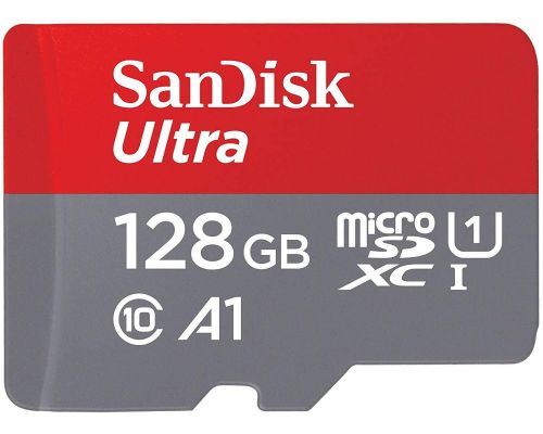Карта памяти SanDisk 128 ГБ Ultra MicroSDHC