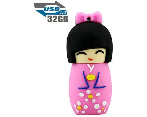 Une Clé USB 32 Go  Poupée Japonaise 