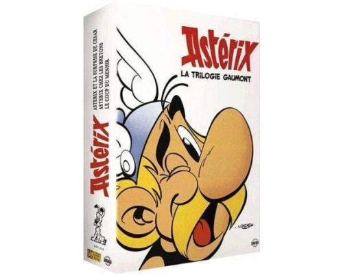 En DVD-uppsättning Asterix - La Trilogie Gaumont