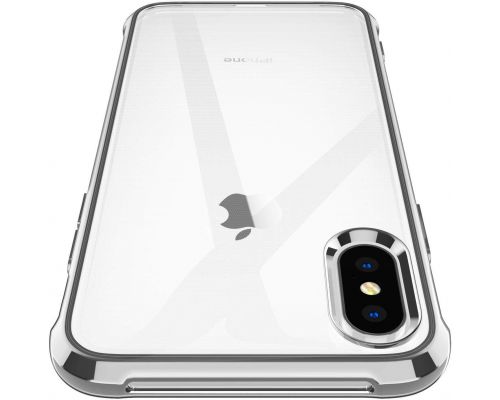 Une Coque iPhone X/XS Argentée