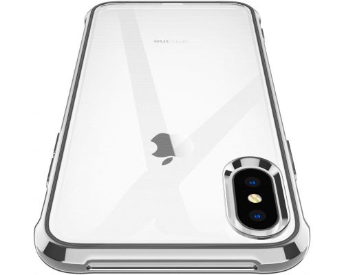 Een zilveren iPhone X / XS-hoesje