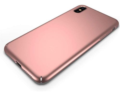 Et rosa guld iPhone XS Max-etui