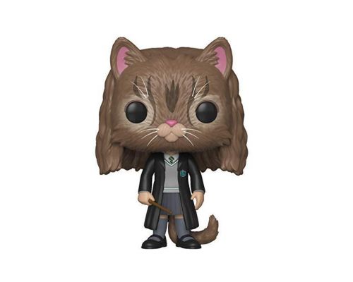 En popfigur Hermione som katt