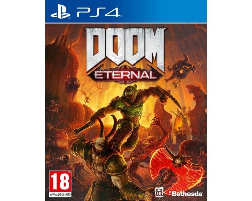Ett PS4 Doom Eternal Game