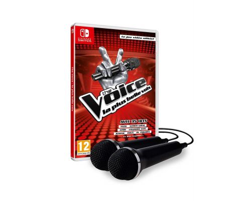 A Switch The Voice 2019 -peli + 2 mikrofonia