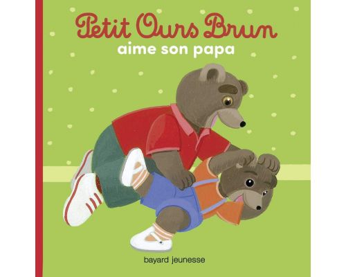A Little Brown Bear Book älskar sin pappa
