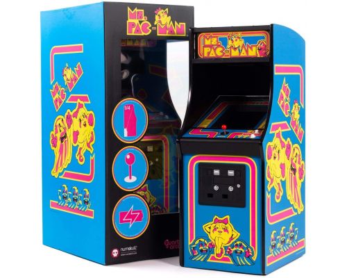 Eine Mini-Spielhalle Frau PAC-Man