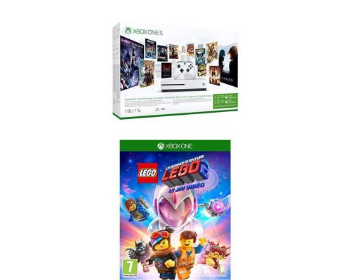 Ένα Xbox One S 1TB Pack + Το παιχνίδι LEGO 2 Great Adventure Αυτό το σετ περιέχει 2 αντικείμενα
