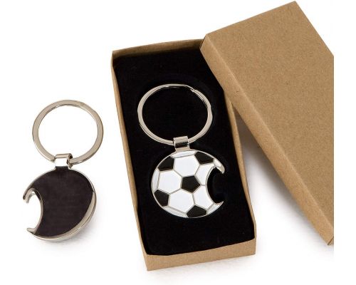 A Bottle Opener Keychain - Soccer ball