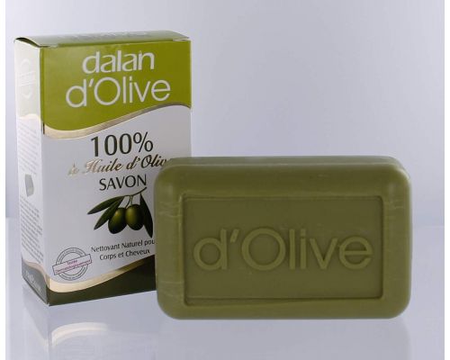 Eine feste Seife aus 100% Olivenöl