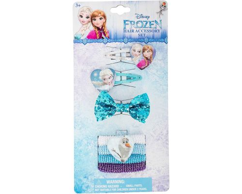 Un set di accessori per capelli Disney Frozen