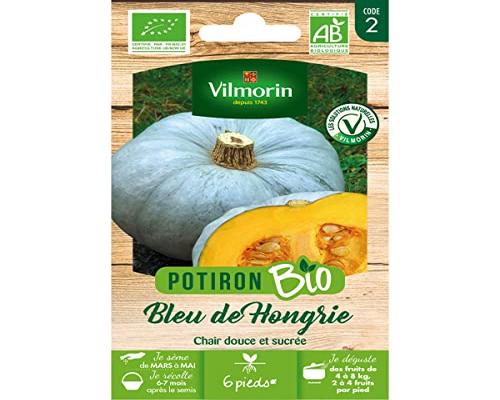 a Bag of Organic Hungarian Blue Pumpkin Seeds