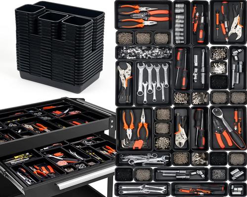 A Lot of 45 Organizer Boxes