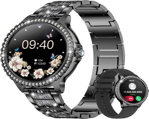A Women's Smart Watch With Bluetooth